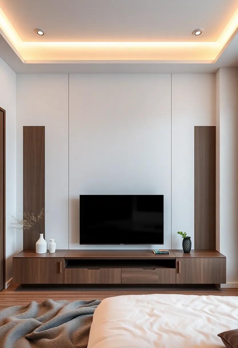 Innovative Designs​ That⁣ Transform​ Your Bedroom Into a Relaxing Retreat ⁣with ⁢Integrated ⁢TV ⁣Units