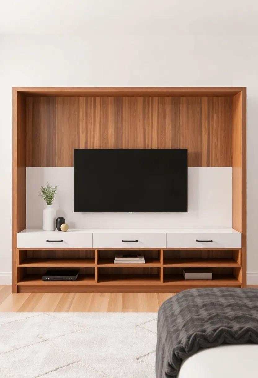 Minimalist Bedroom ​TV Units: ‍Chic Designs that Save Space