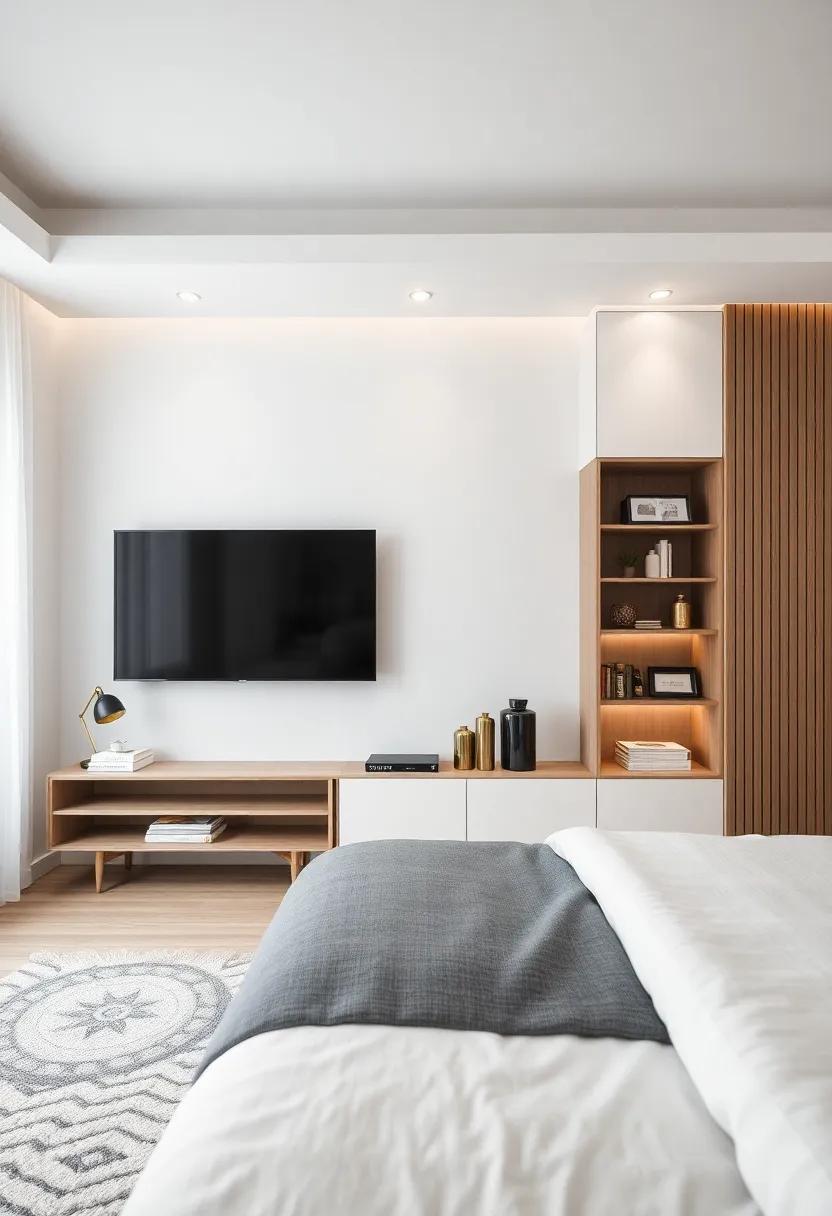 Space-Saving Solutions: Multi-Functional⁤ TV⁤ Units for Compact Bedrooms