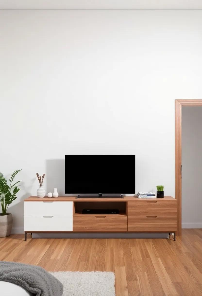 Stylish Materials for ‍Bedroom TV Units: Wood, Metal, ⁣and More