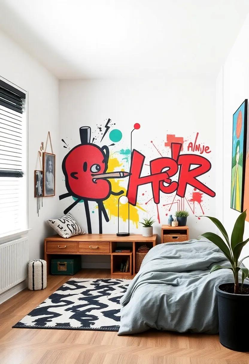 Revitalizing Your ⁤Teen's Room With Bold Street ⁤Art Inspirations