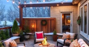 25 Cozy Winter Patio Ideas Featuring Heated Seating for Ultimate Comfort