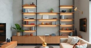 27 Inspiring Ideas for a Minimalist Living Room Featuring Elegant Shelving Solutions