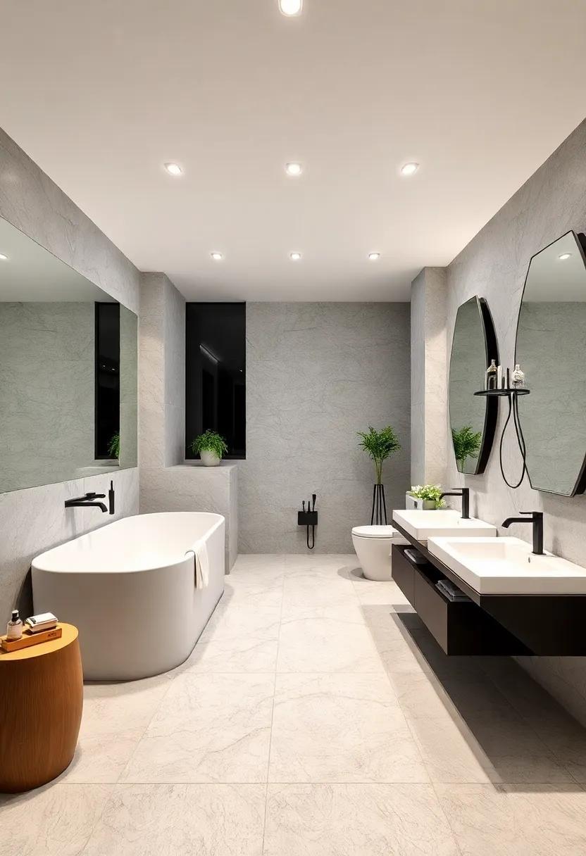 29 Striking Ideas for Black-and-White Modern Bathroom Designs You’ll Love