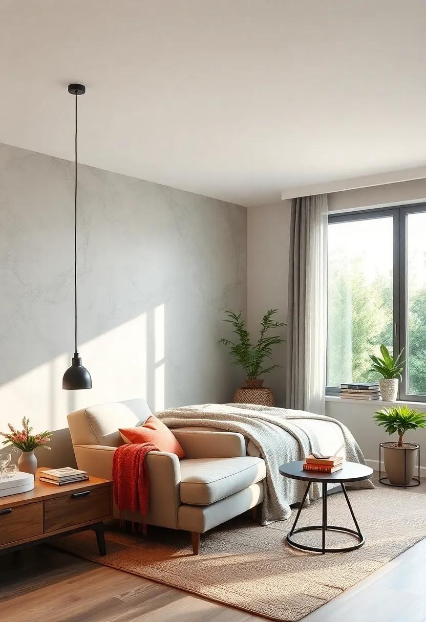 Create a Cozy Reading Nook: Incorporate a⁣ comfortable armchair and‌ a stylish side ⁣table‌ in⁣ a ​corner to craft a ​serene reading retreat