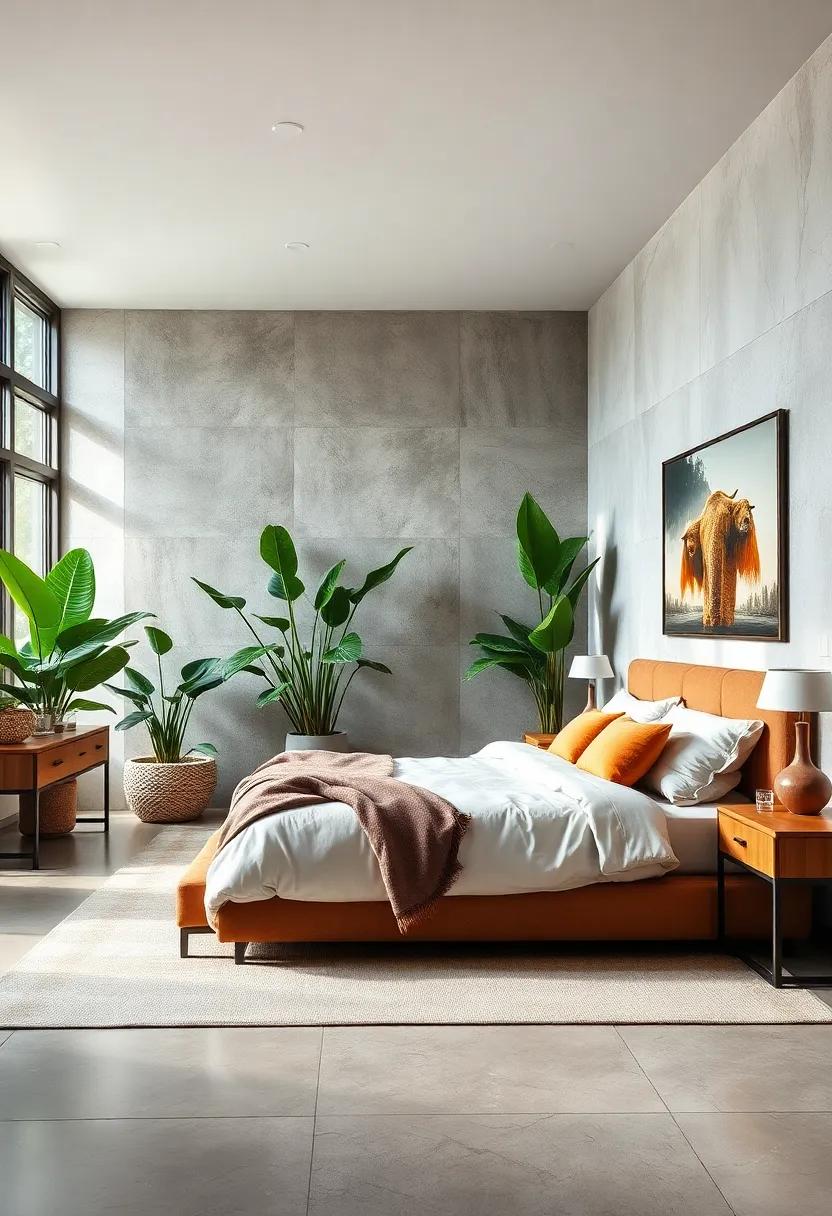 Lush ⁤Indoor Plants: Incorporate large ⁤indoor plants⁢ to bring life and freshness into your bedroom while enhancing⁢ the overall aesthetic
