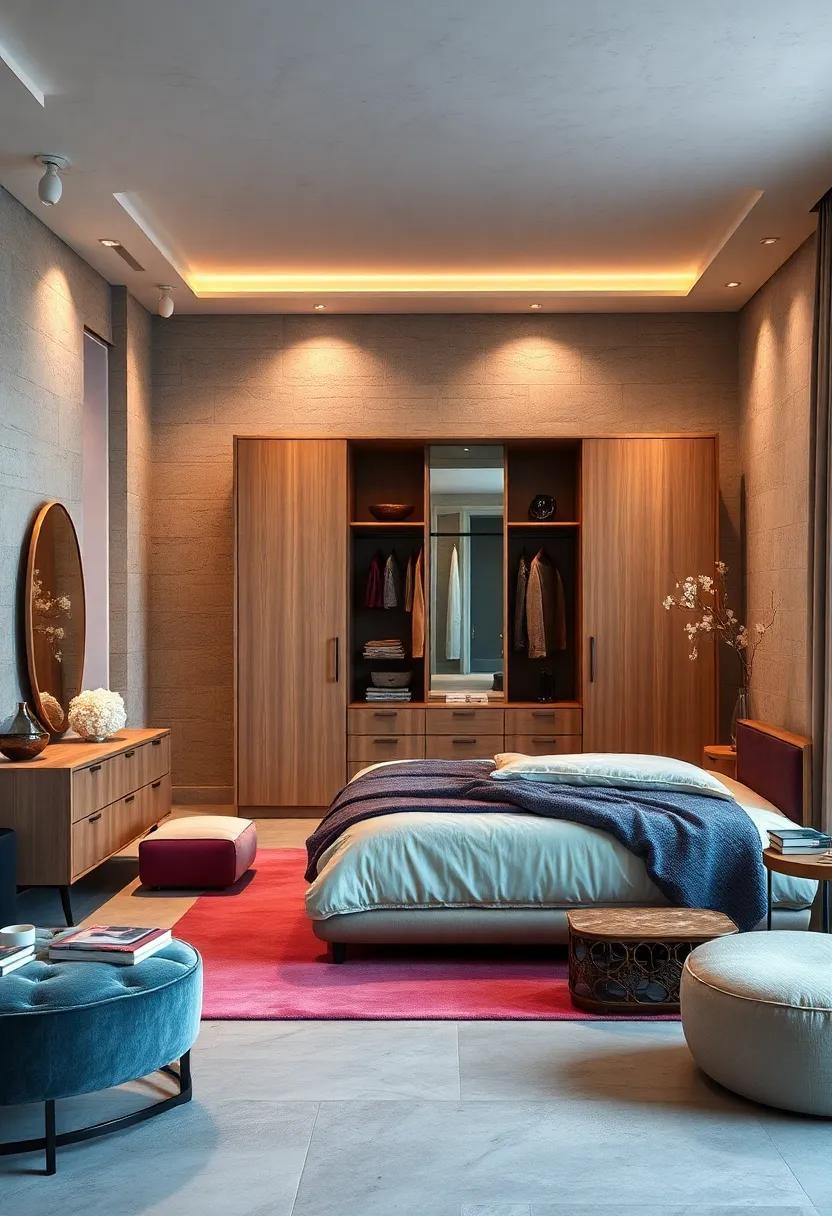 Stylish Wardrobe Solutions: Choose ⁣a spacious wardrobe or armoire that brings sophistication while providing‌ storage ​for clothes and​ personal items