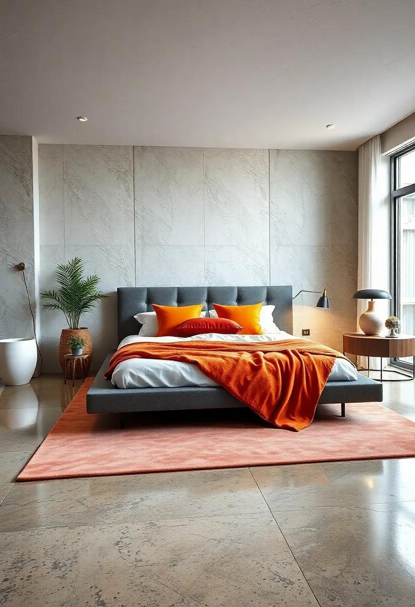 Use ⁢a Sleek Platform Bed: Opt for a minimalist platform ‍bed that ‍keeps the ⁢floor space open, ‌giving an⁤ airy feel to large rooms