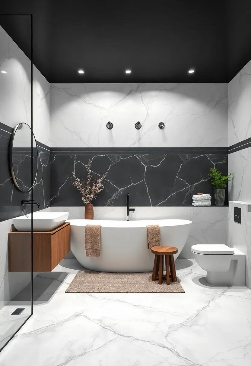 High-Contrast Grout: Employ dark grout on white tiles or vice ⁣versa to enhance the patterns and create a bold visual impact