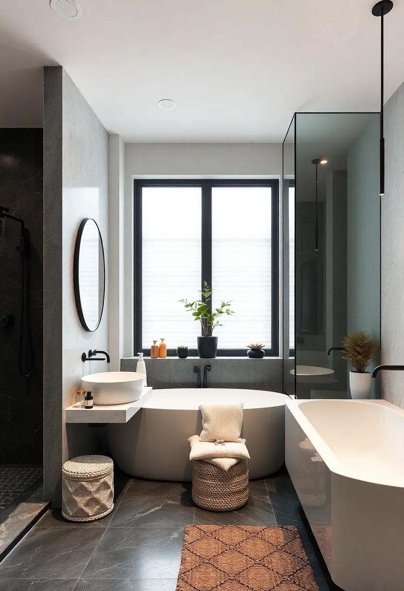 Monochrome Fixtures: Choose black or‍ white faucets and showerheads to seamlessly integrate‌ with‍ the overall design theme, enhancing ⁣the modern feel