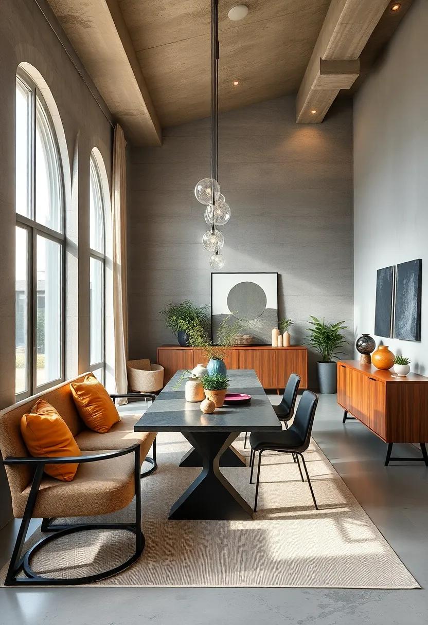 Eco-Friendly‌ Design: Focus on sustainably sourced materials,energy-efficient​ lighting,and upcycled furniture for⁢ an environmentally conscious dining ⁢space