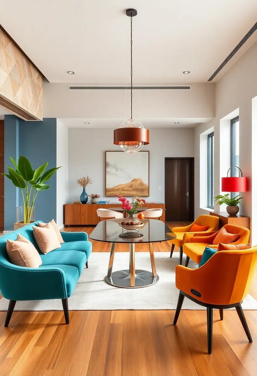 Mid-Century Modern: Celebrate ​the retro aesthetic with iconic ⁢furniture pieces,striking colors,and geometric‌ shapes⁣ for a nostalgic‌ yet fresh look
