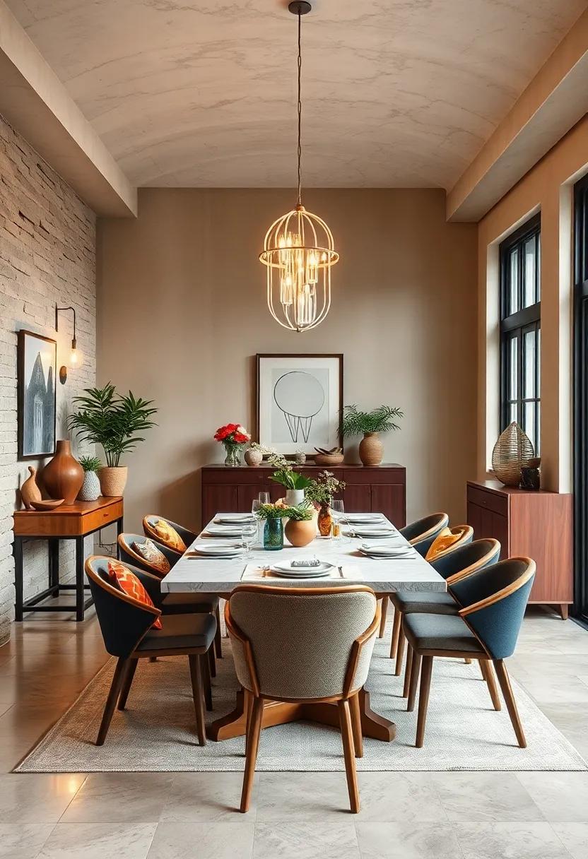 Vintage Revival: Add charm with thrifted ⁢pieces, ​retro⁣ patterns, and ​nostalgic decor‌ for a dining ‌room ‍that tells a‌ story