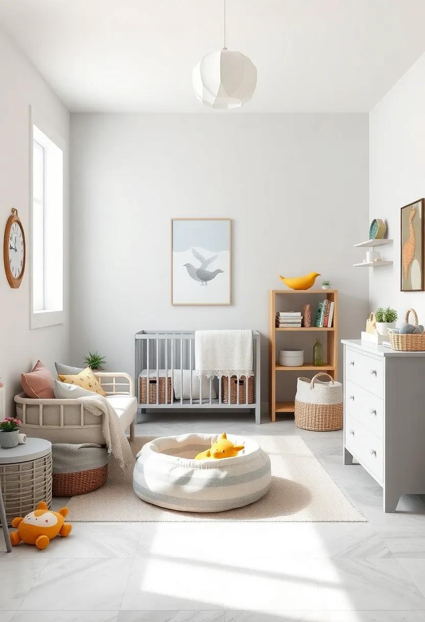 Soft Pairings: Combine‌ light grey with soft‌ pastel colors like mint or ‍blush to‌ craft a soothing palette perfect for your ​little one’s sanctuary