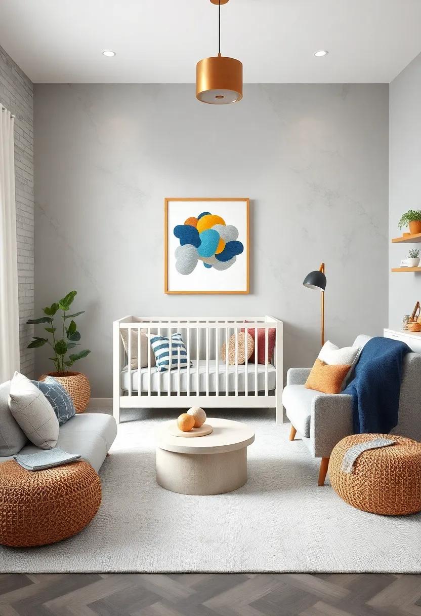 Bold Accents: Use light⁤ grey⁢ as ⁤a backdrop while introducing bold⁣ colored accessories—like bright cushions ⁣or a colorful artwork—to add ‌pops of personality