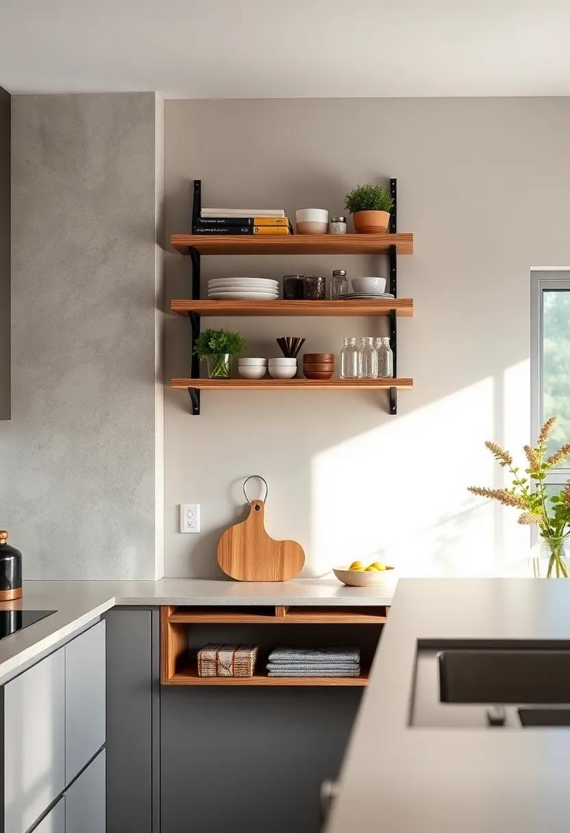 decorative Ladder Shelf: Install ⁣a decorative⁤ ladder shelf in a corner⁤ to keep frequently used items stylishly displayed while saving space