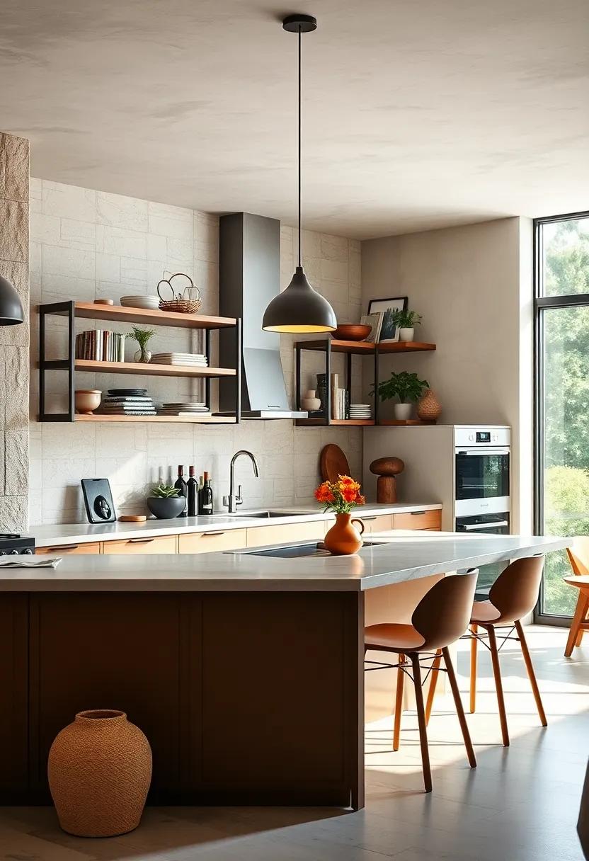 Open Framed‍ Shelves: Opt for ⁤shelves with an open-framed design to⁤ create a⁣ visually interesting display that can hold everything⁣ from cookbooks to collectibles