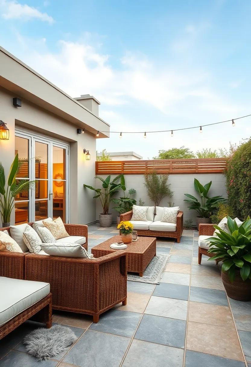 Embrace ‌the elegance of slate tiles for a sophisticated, earthy ⁤look ⁣that harmonizes beautifully with garden surroundings