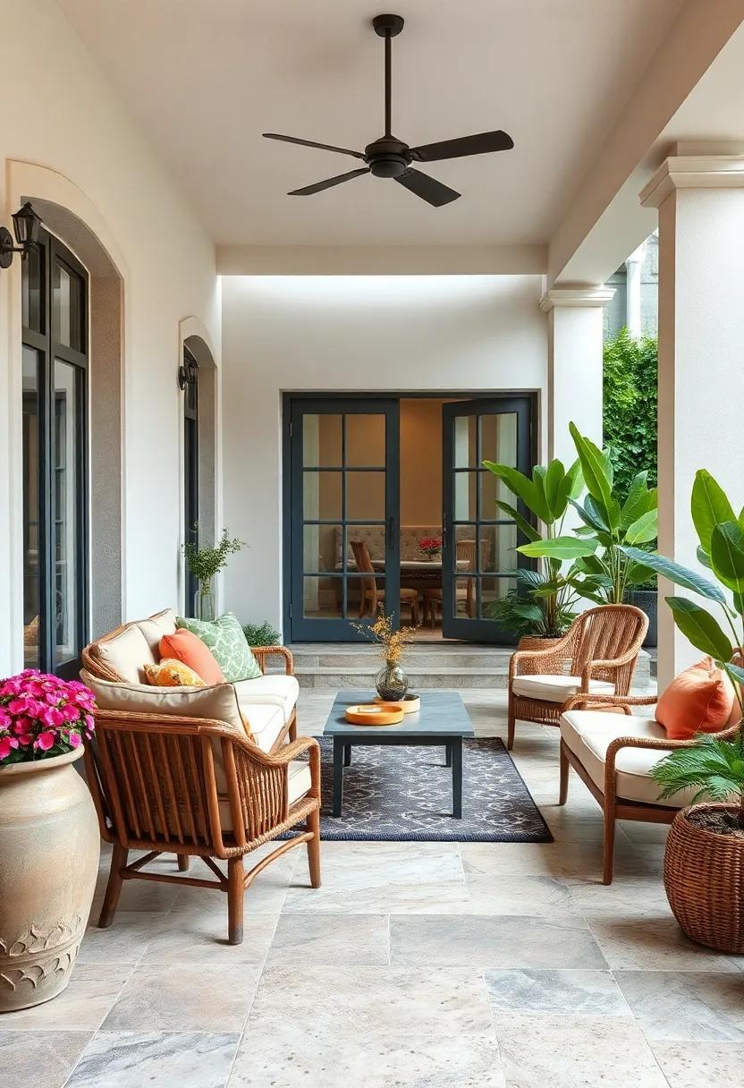 Install granite tiles for their strength and variety‌ of colors, combining practicality ‌with aesthetic appeal for ⁢busy‍ patios