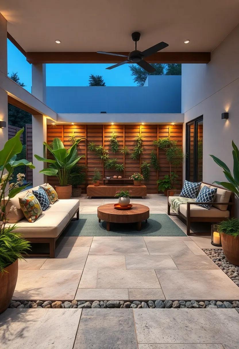Highlight your ⁢patio’s boundaries with edge stones that seamlessly transition between ‌your ​garden and flooring, creating a cohesive look