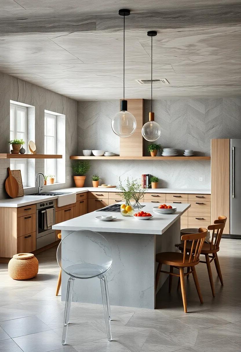 Functional furniture: Multi-functional pieces, like kitchen islands that serve‍ as dining⁣ areas, ‍maximize efficiency and space