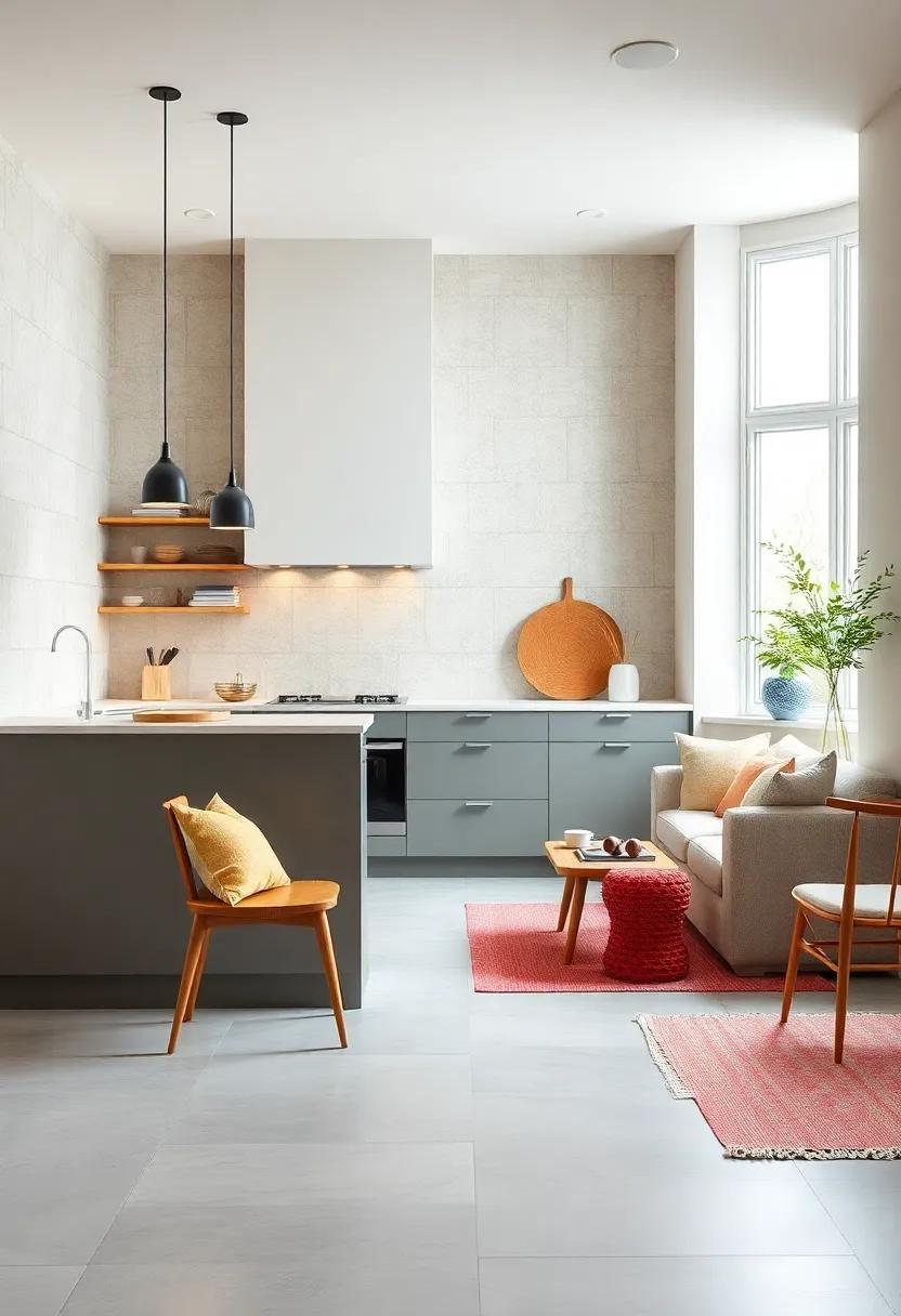 Warmth​ through color: Subtle pops of color‍ in ⁢accessories ⁣or cabinetry ‍add⁤ a playful touch without⁤ overwhelming the‍ design