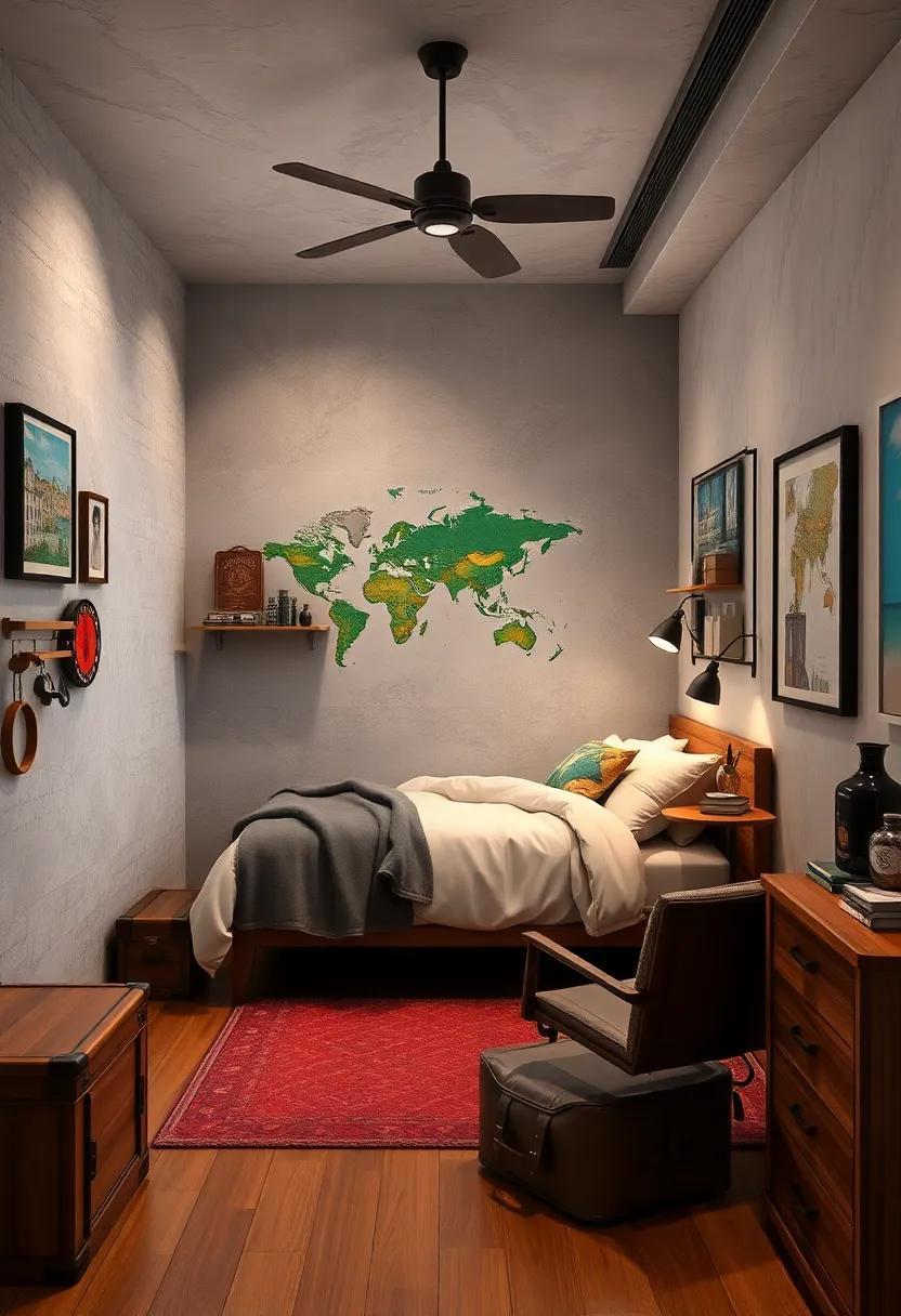 29 Vintage Travel-Themed Ideas to Transform Your Teen Boy’s Room into an Adventurer’s Oasis