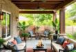 28 Inspiring Patios with Built-In Seating for Your Outdoor Oasis