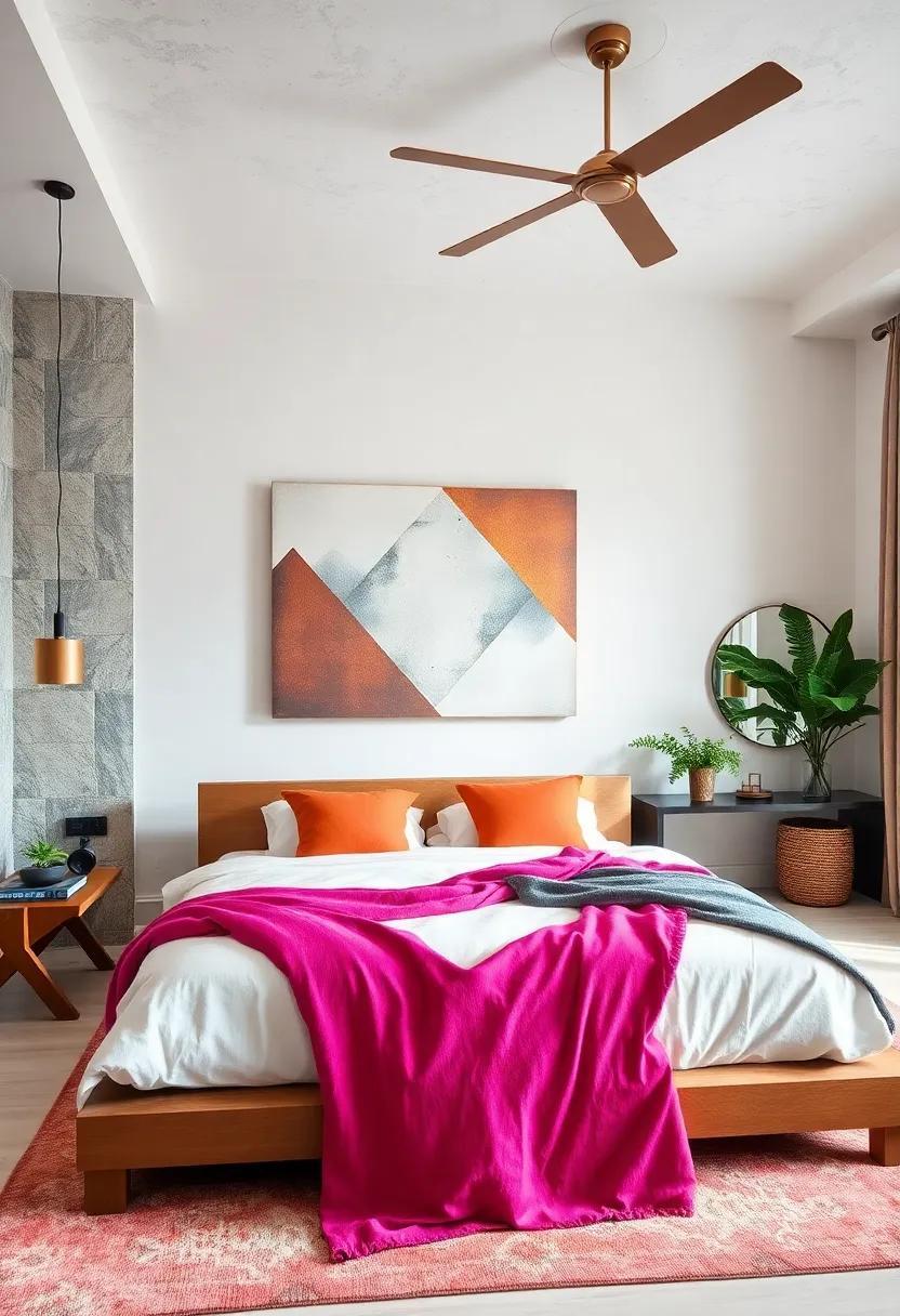 25 Stunning Ideas for Incorporating Geometric Wall Art in Your Contemporary Bedroom