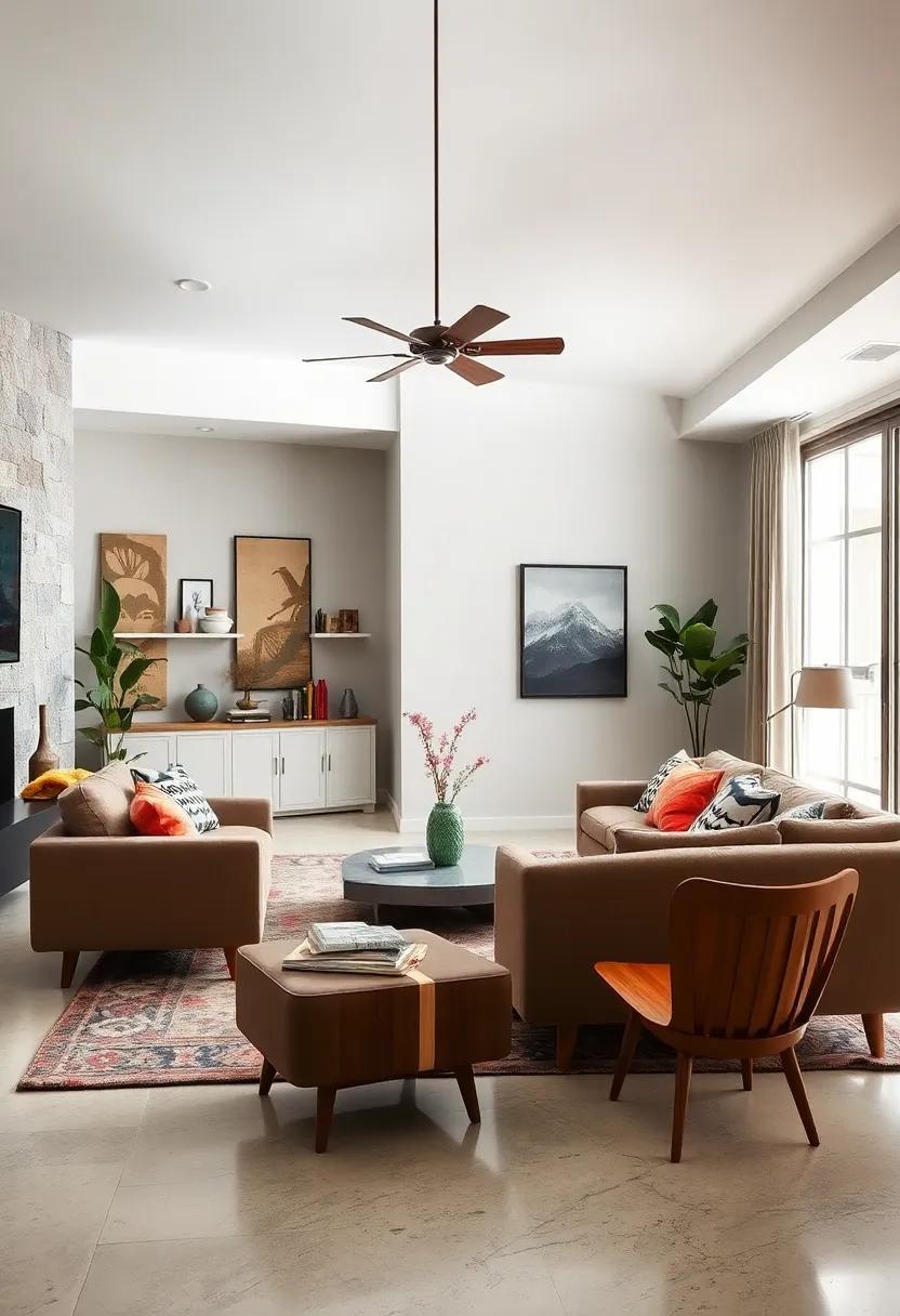 25 Unique Ways to Style an Eclectic Living Room with Mid-Century Modern Furniture