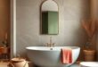 29 Tranquil Zen Bathroom Decor Ideas Featuring Luxurious Soft Textiles