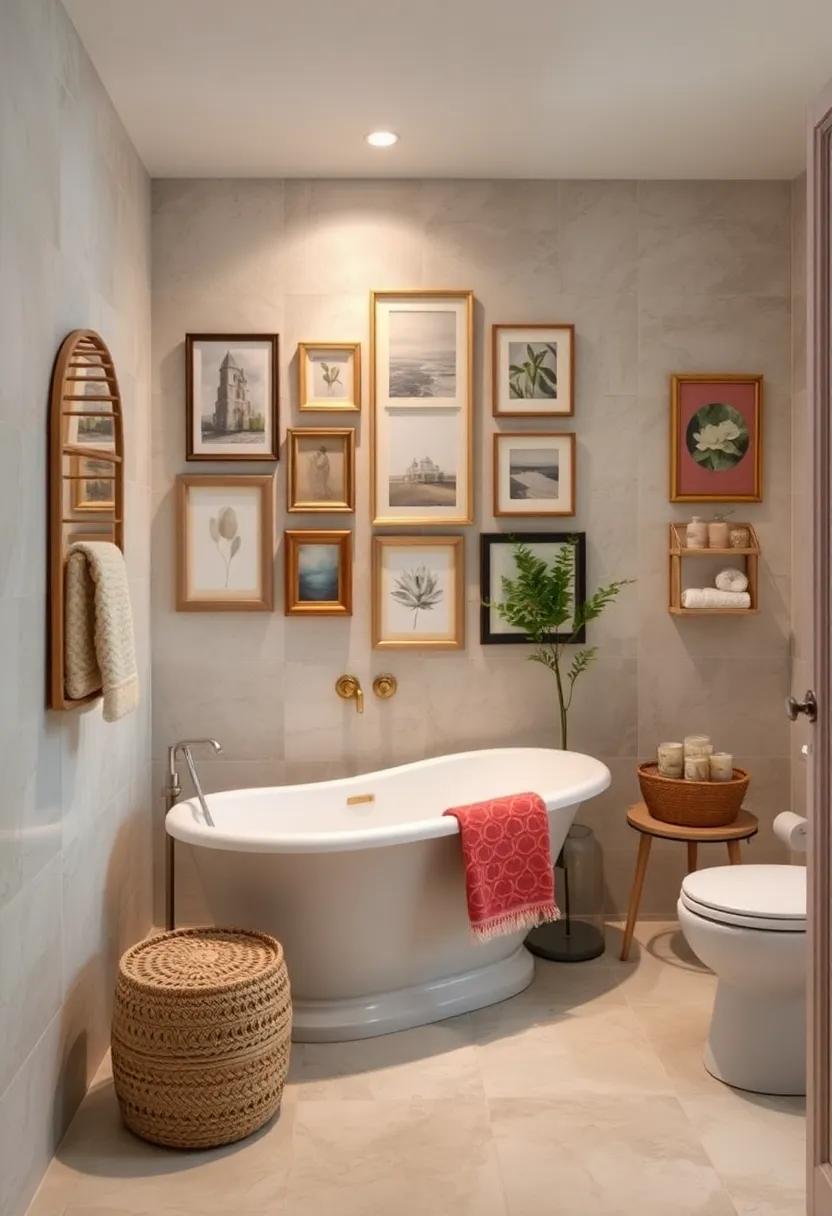 Cottage-Chic Gallery⁣ Wall: ⁣Combine prints, paintings, and‌ photographs ‍in soft ‌pastels and ​vintage frames‍ for a relaxed, cottage ⁢feel⁣ that ⁤celebrates ⁤comfort