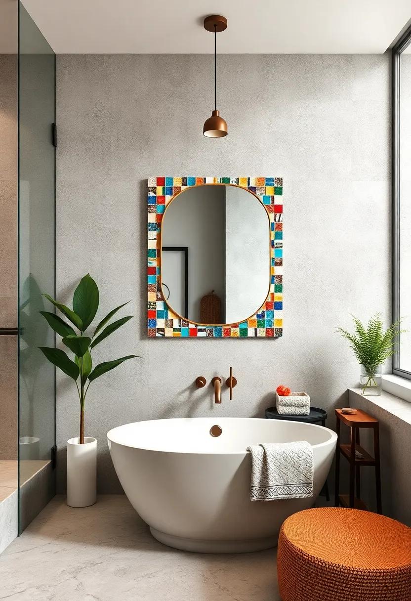 Mosaic Tile Accents: Use colorful ‌mosaic ‍tiles to create ⁤a small art piece ⁤or‍ mirror frame, injecting vibrant ⁣color and ⁢creating a conversation ⁢starter