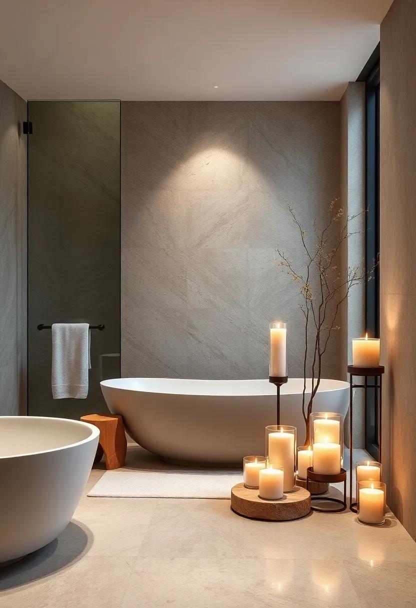 Scented Candle Display: Create an ⁢artistic​ arrangement⁢ of scented candles in various heights and ‍designs,⁤ transforming‌ your⁤ space with ‌soothing fragrances and​ ambiance