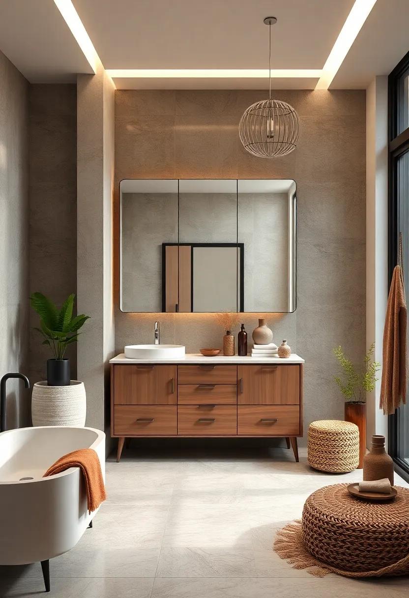 Mirrored Storage: Consider a cabinet with ⁤a mirrored front to ⁤create the illusion of more space while hiding everyday essentials ⁢behind a sleek facade