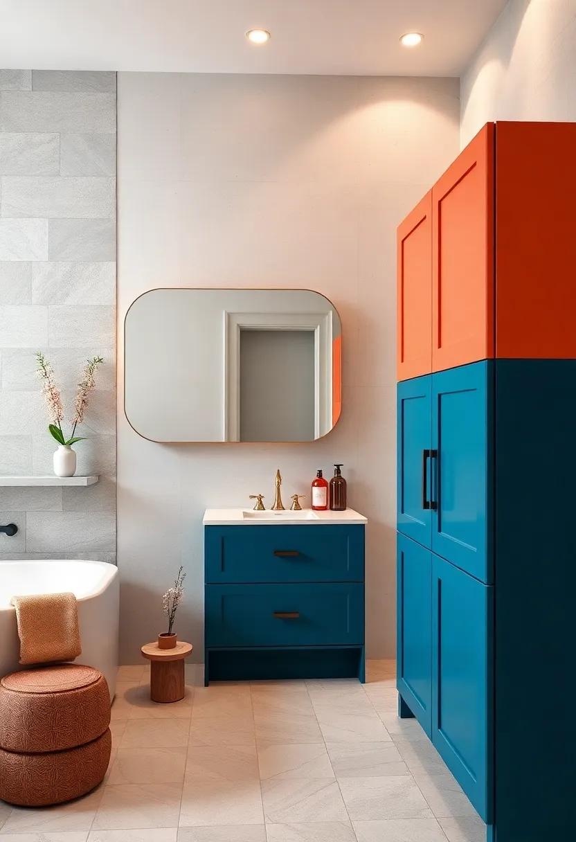 Trendy Color Blocking: Incorporate bold colors and patterns in your‍ cabinets to make a ‌statement while remaining functional and ‍conducive to storage needs