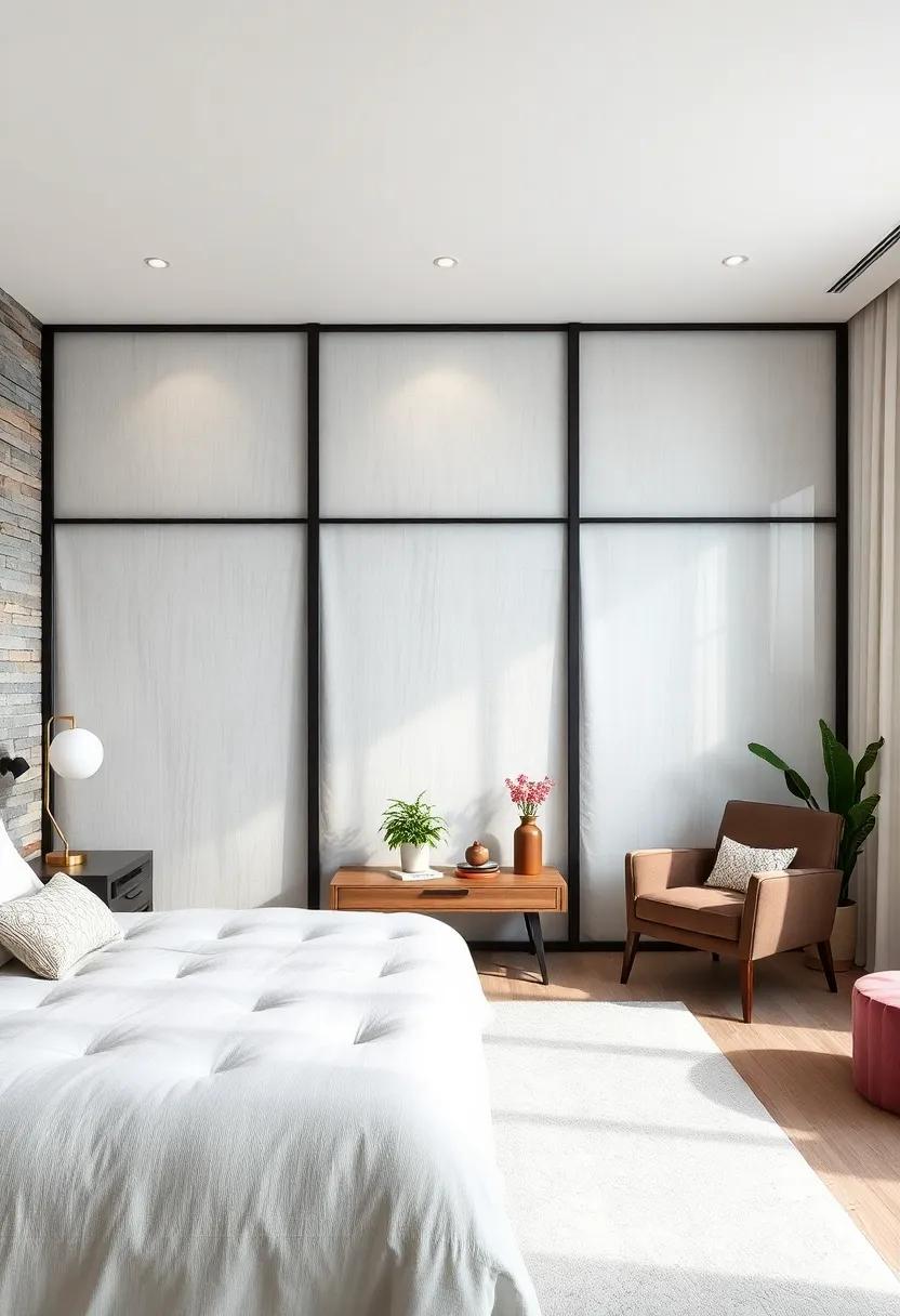 Textured ⁢Fabrics Behind Glass: Install glass panels over textured fabrics, ⁣such​ as ⁤linens or velvet, for a⁣ soft, luxurious appearance ⁢that feels inviting⁣ and cozy
