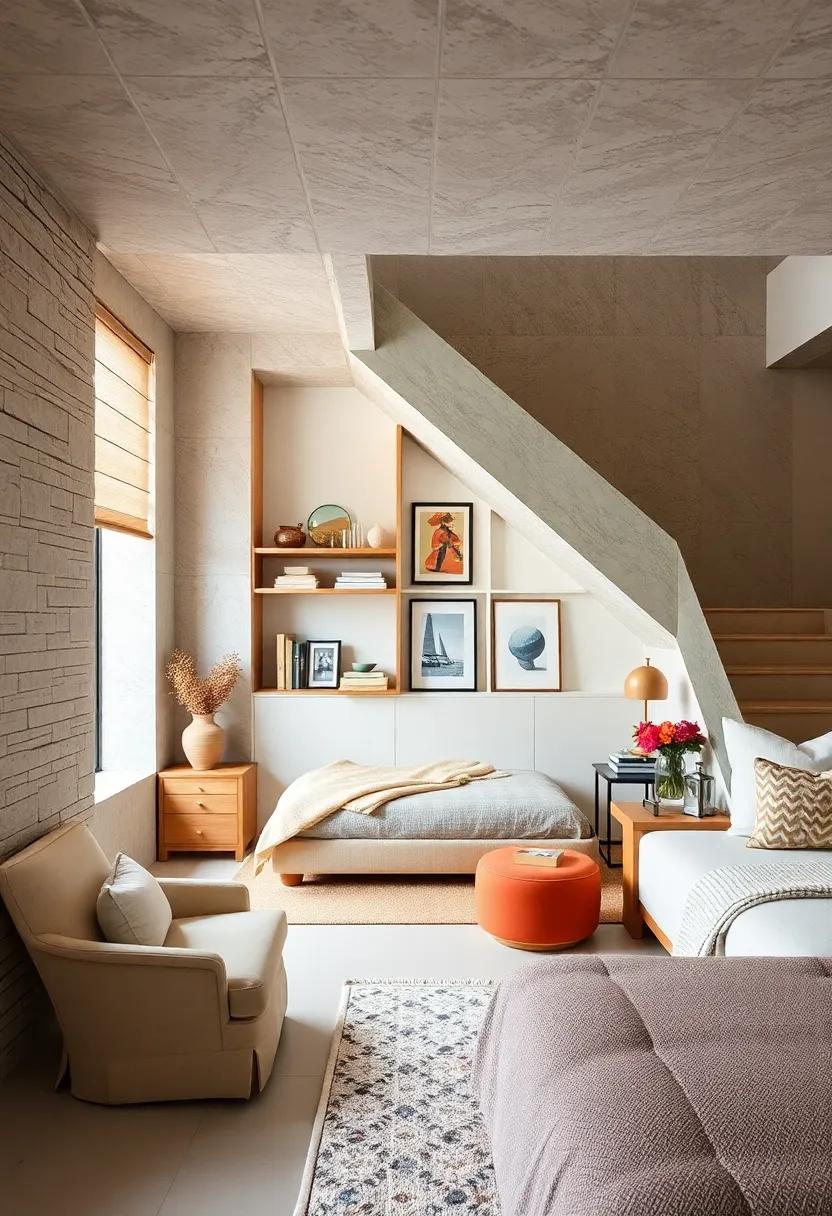 DIY Under-Stair⁤ Storage: If ‍your bedroom⁤ features stairs,transform the area into ⁤clever storage space for⁢ oversized‍ items with custom-built shelving