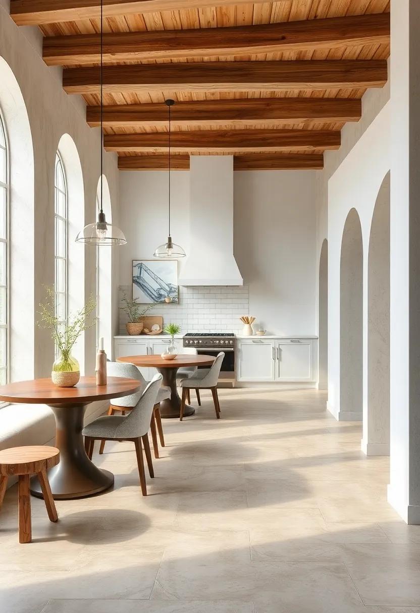 Subway Tile: Classic yet trendy,subway tiles can add a sleek backsplash effect when used near dining spaces