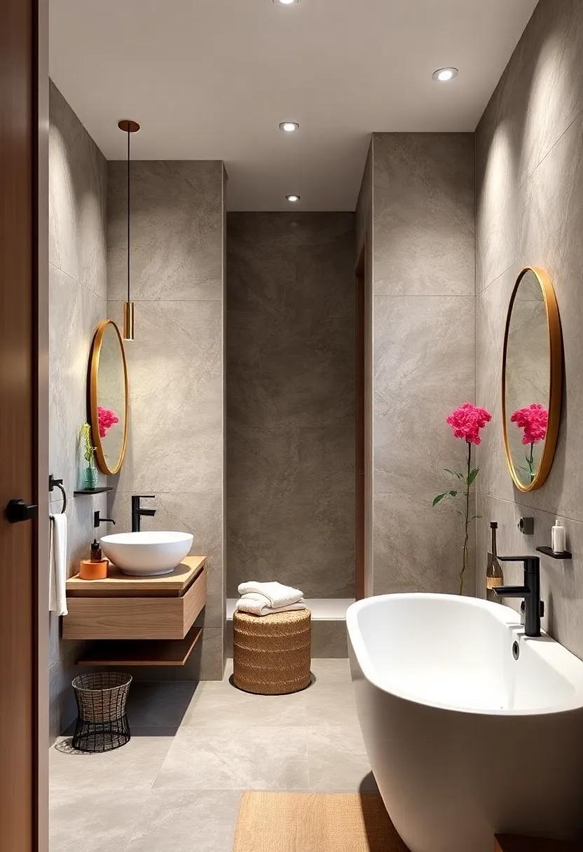 Clever⁢ Use of ​Space: Make the most of small bathrooms with strategically placed fixtures and compact designs that don’t compromise on style