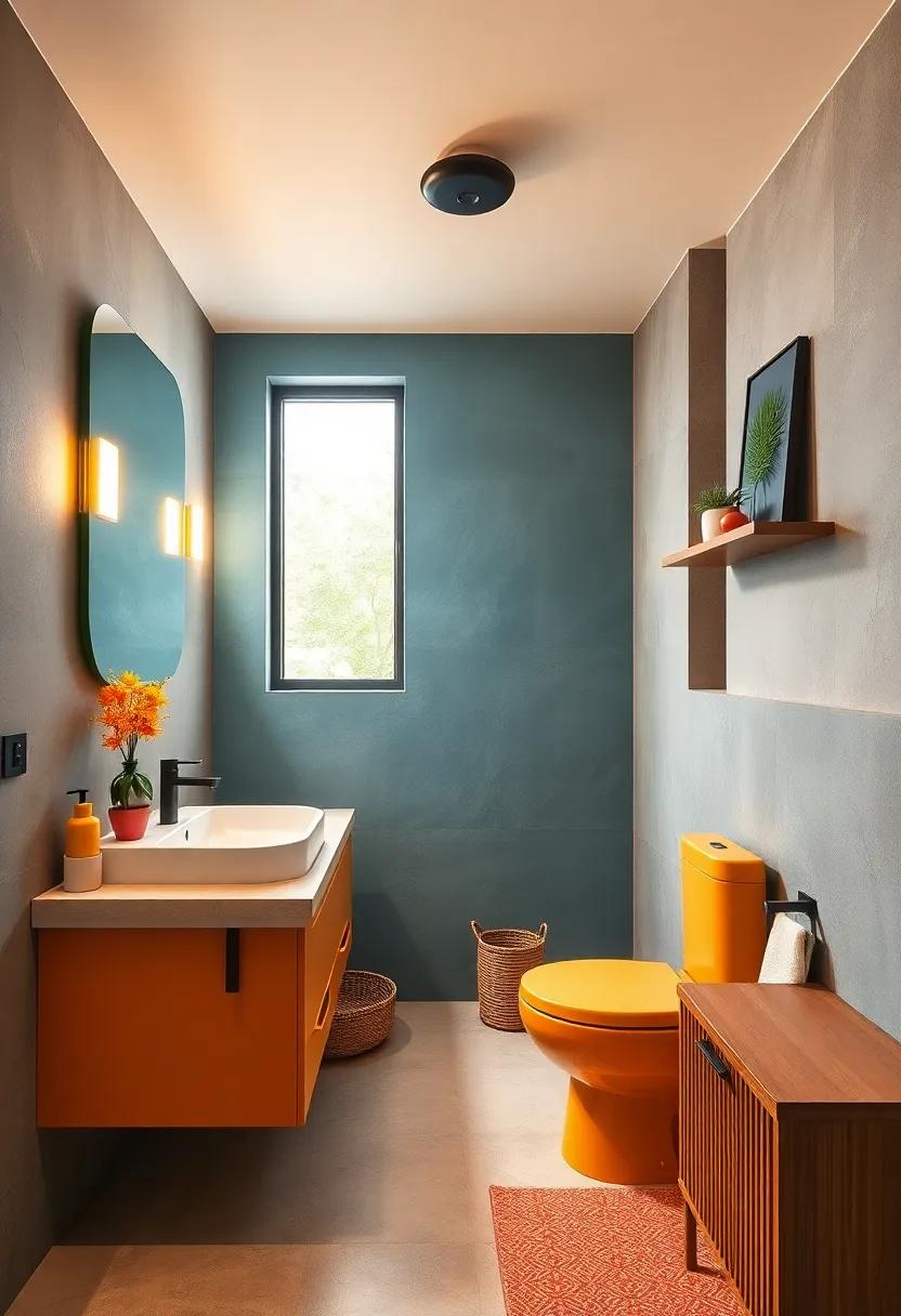 Colorful ⁣Fixtures: Choose⁤ bold colors for your sink, ⁤toilets, or ⁣bath accessories⁤ to add a ⁢pop of personality