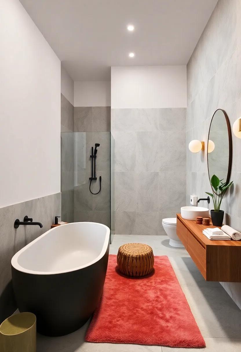 Feature a Rug: ⁢Add a plush area rug to soften ‌the space and provide comfort underfoot while ⁤enhancing your design scheme