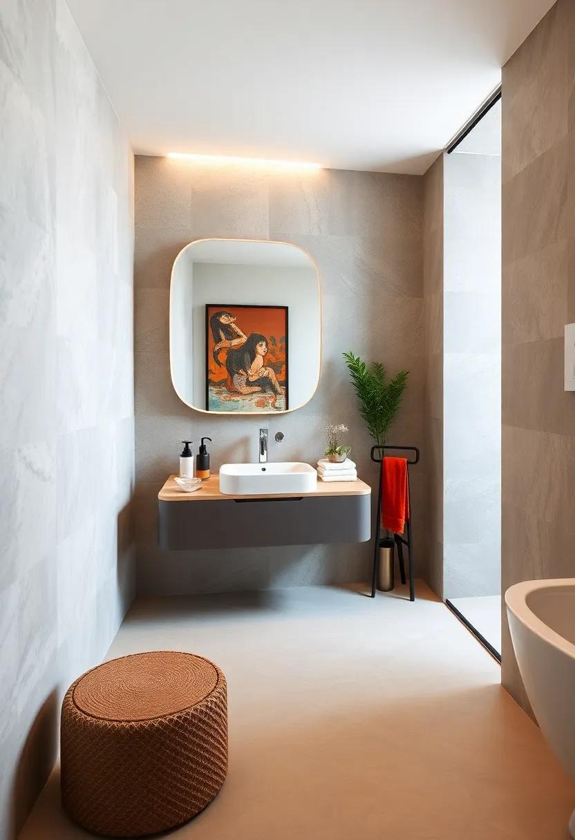 Floating Vanities: Opt for a sleek floating vanity to create‍ an ⁢illusion of space while offering​ a contemporary touch