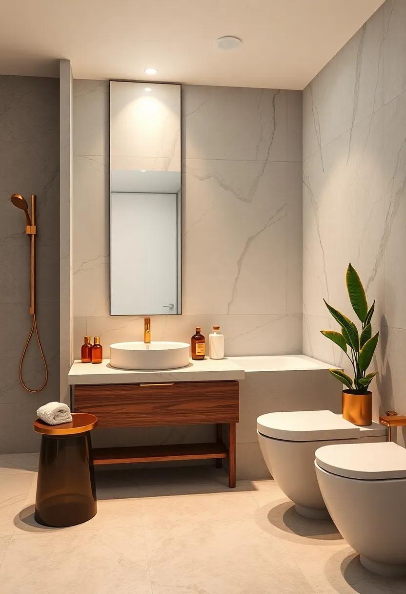 Luxe Materials: Integrate materials like marble or brushed gold⁢ accents to infuse luxury into your everyday routine