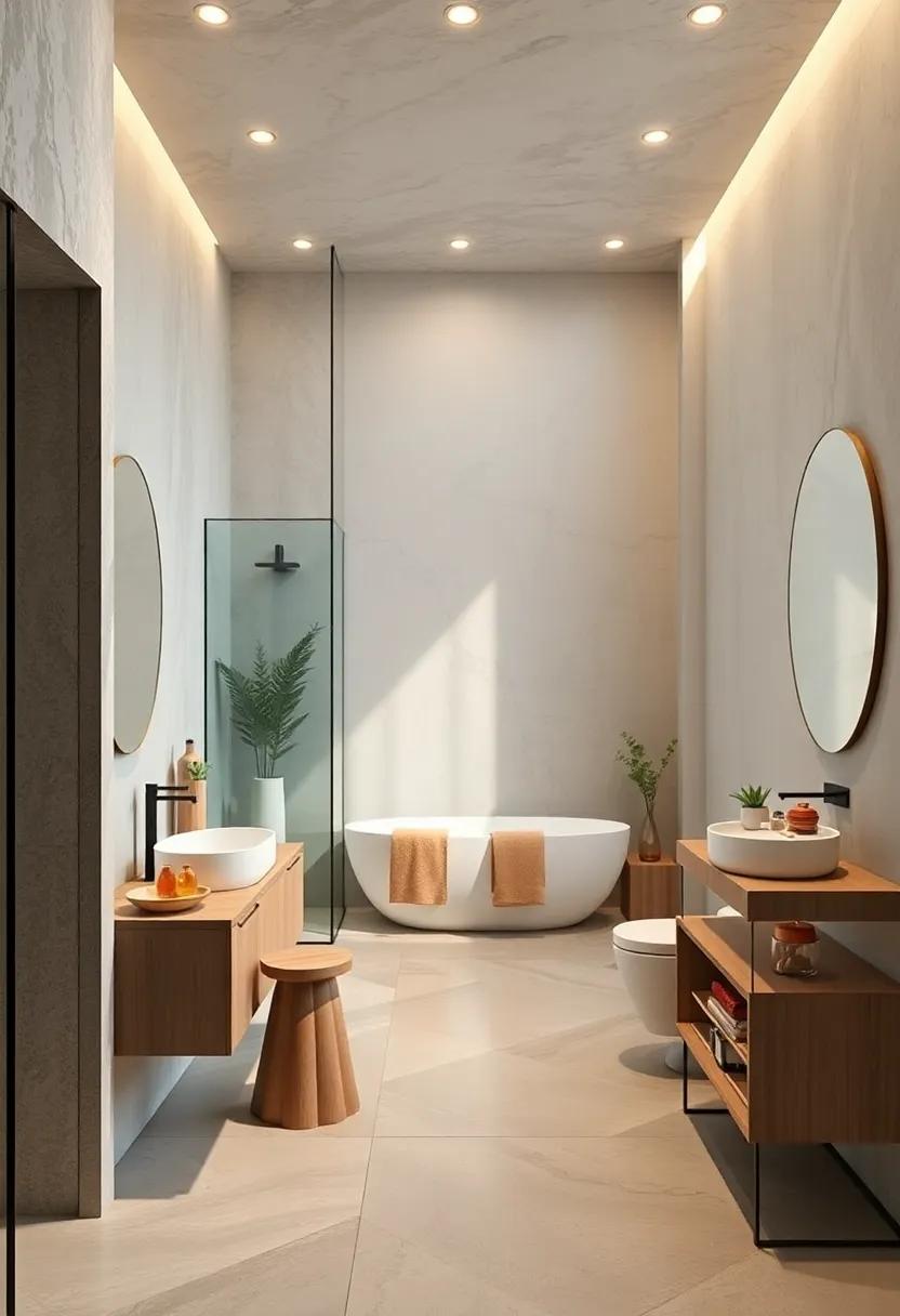 Minimalist Aesthetic: Opt for clean lines and a minimalist approach to create a‍ serene bathroom ⁢environment that is easy on the eyes