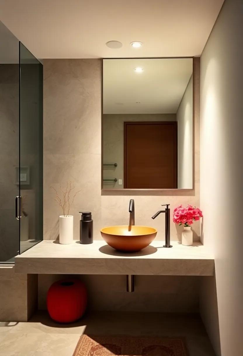 Unique Sinks:‌ Make ⁣a statement with ⁢a vessel sink or an⁤ unconventional design that⁢ serves as the focal‍ point of your bathroom