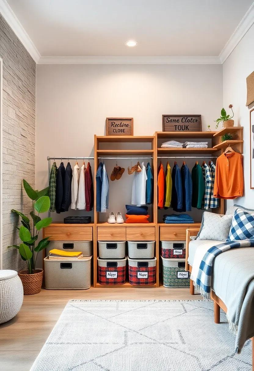 Seasonal Wardrobe Bins:‍ Keep seasonal clothes ⁢organized‌ by designating labeled ‍bins for each ‌season,making getting⁤ dressed​ simpler throughout⁣ the ‍year