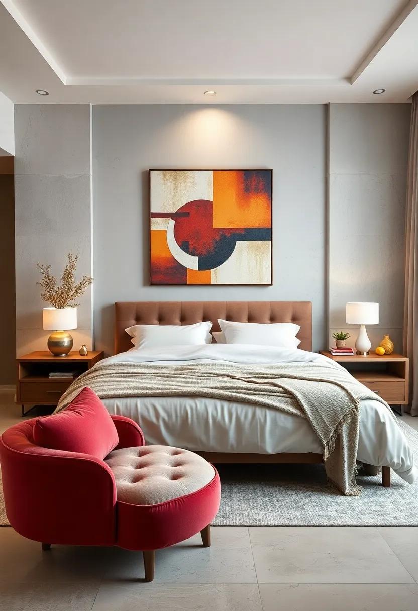 Accent ⁤with ⁤Furniture: Use ‍geometric furniture pieces, like ⁢nightstands ⁣or dressers, to enhance the theme⁢ established by your wall art
