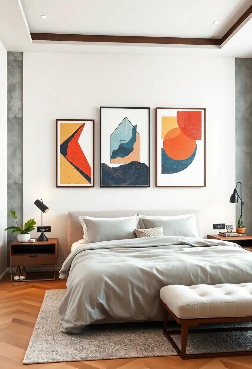Use‌ Frames​ Creatively: Frame prints in geometric shapes‍ or use unconventional ⁣framing to add⁤ an ​artistic ​touch to ⁢your wall decor