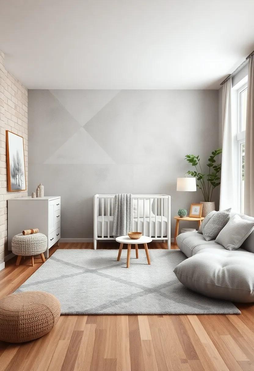 Monochrome Dreams: A Simple ⁤grey Area Rug ⁤to Ground ‍the Space